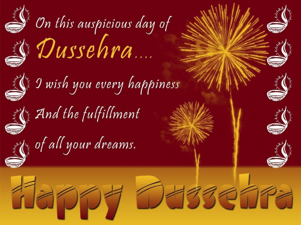 Happy Vijayadashami Dussehra Whatsapp Status & Messages