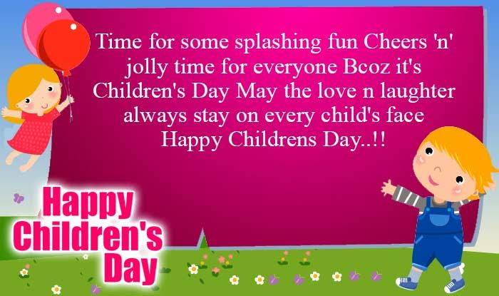 Happy Childrens Day Status for Whatsapp & Messages for Facebook