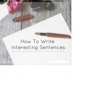 How to Write Interesting Sentences