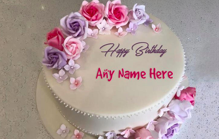Name and Photo Birthday Cakes